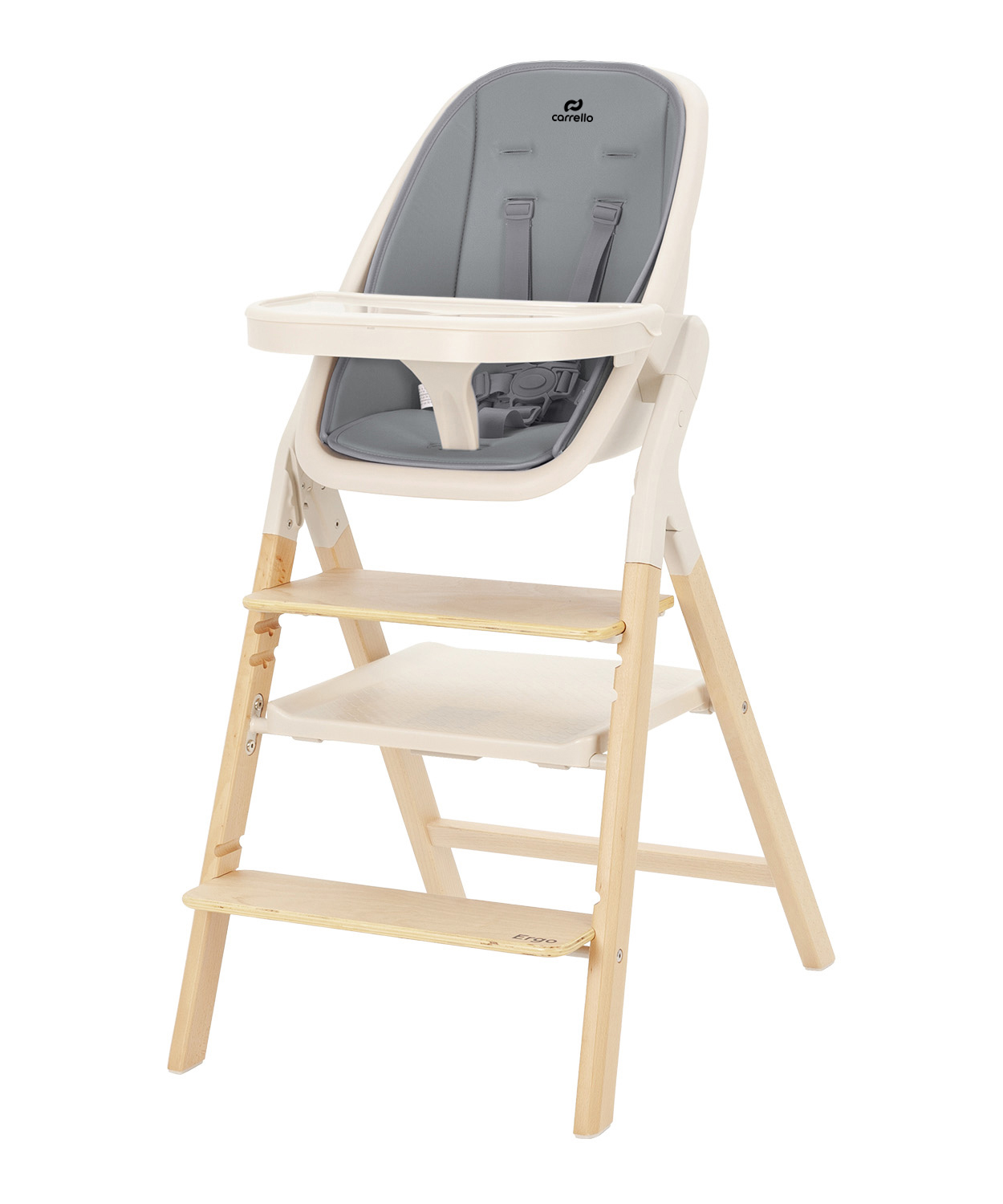 Lounger, high chair, attachable chair, and learning tower Ergo