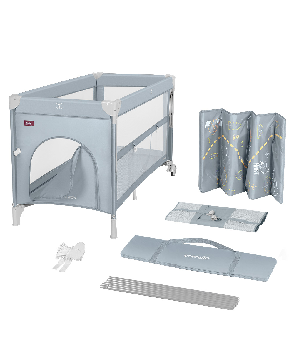 Приставне ліжечко-манеж Porta