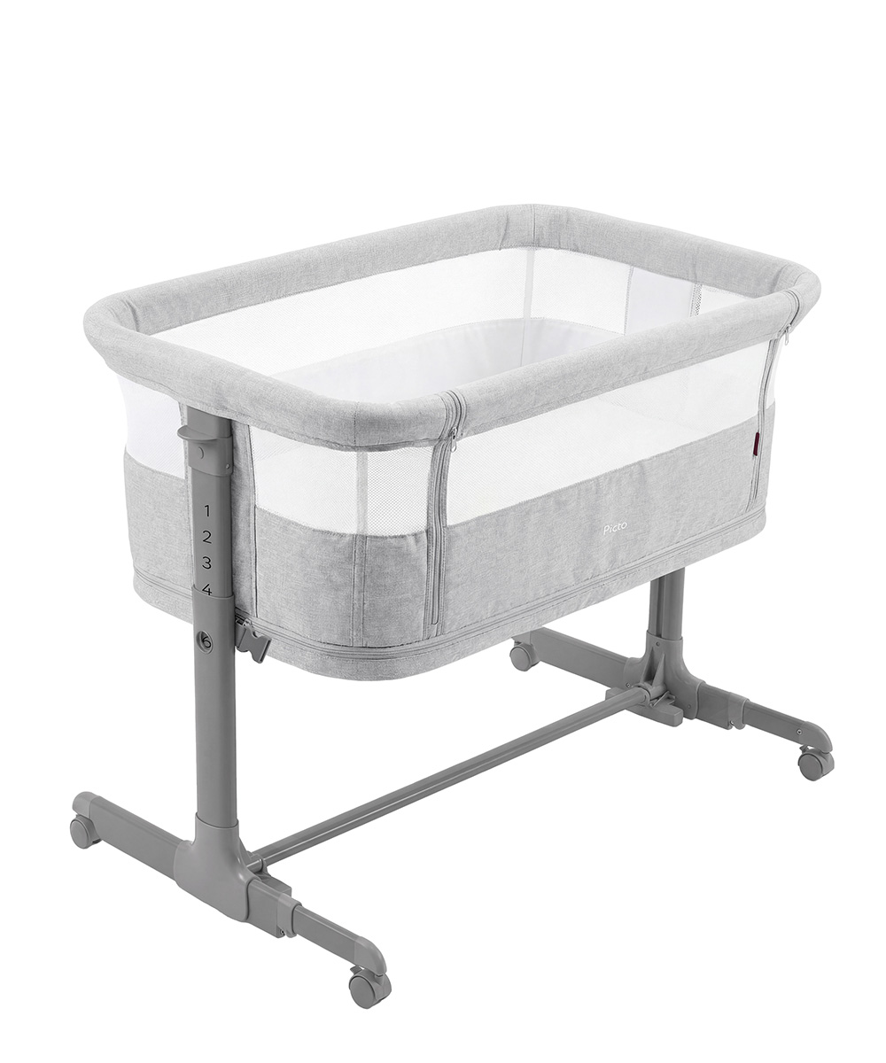 Picto 3-in-1 bedside crib and playpen